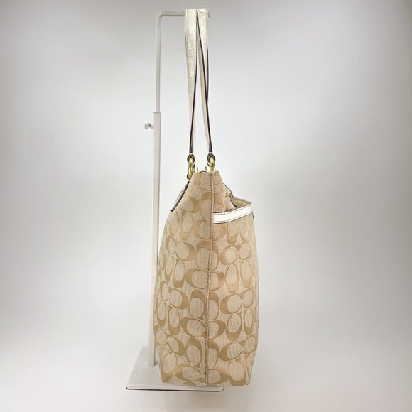 COACH Signature C Jacquard Canvas Tote Bag - C1405-F28504 - Picture 11 of 16